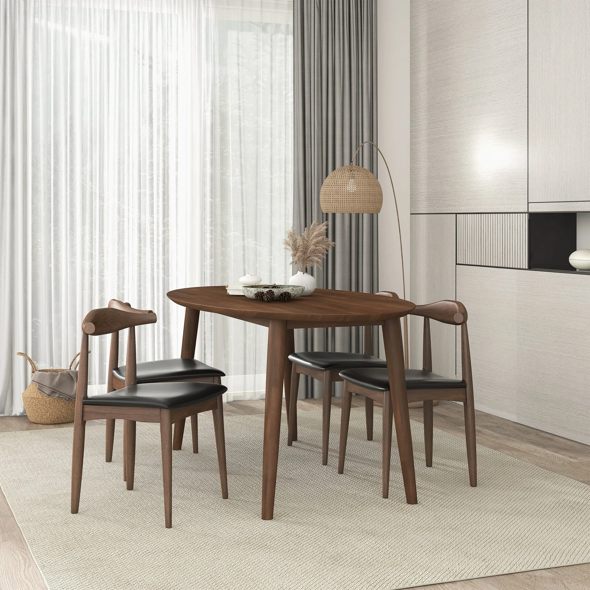Destiny  Grey Fabric Dining Chairs (Set Of 2) - Image 5