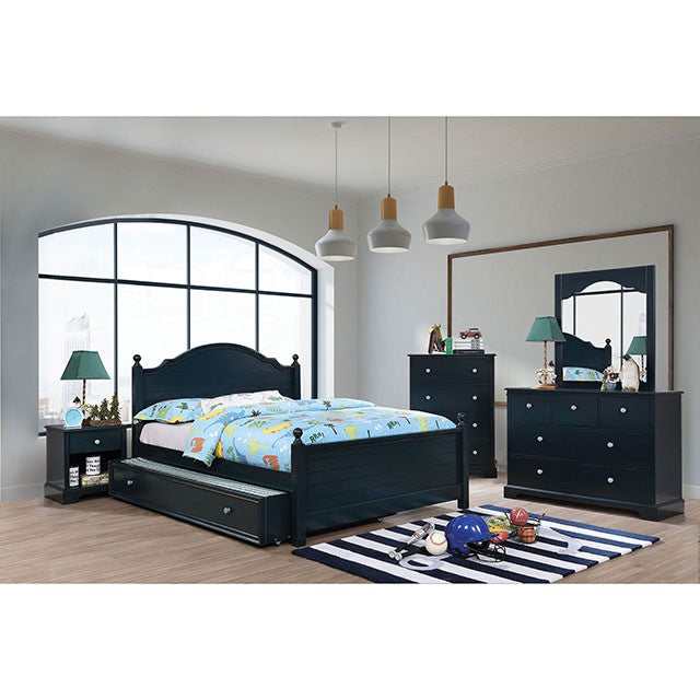 Diane Blue Nightstand - Image 2
