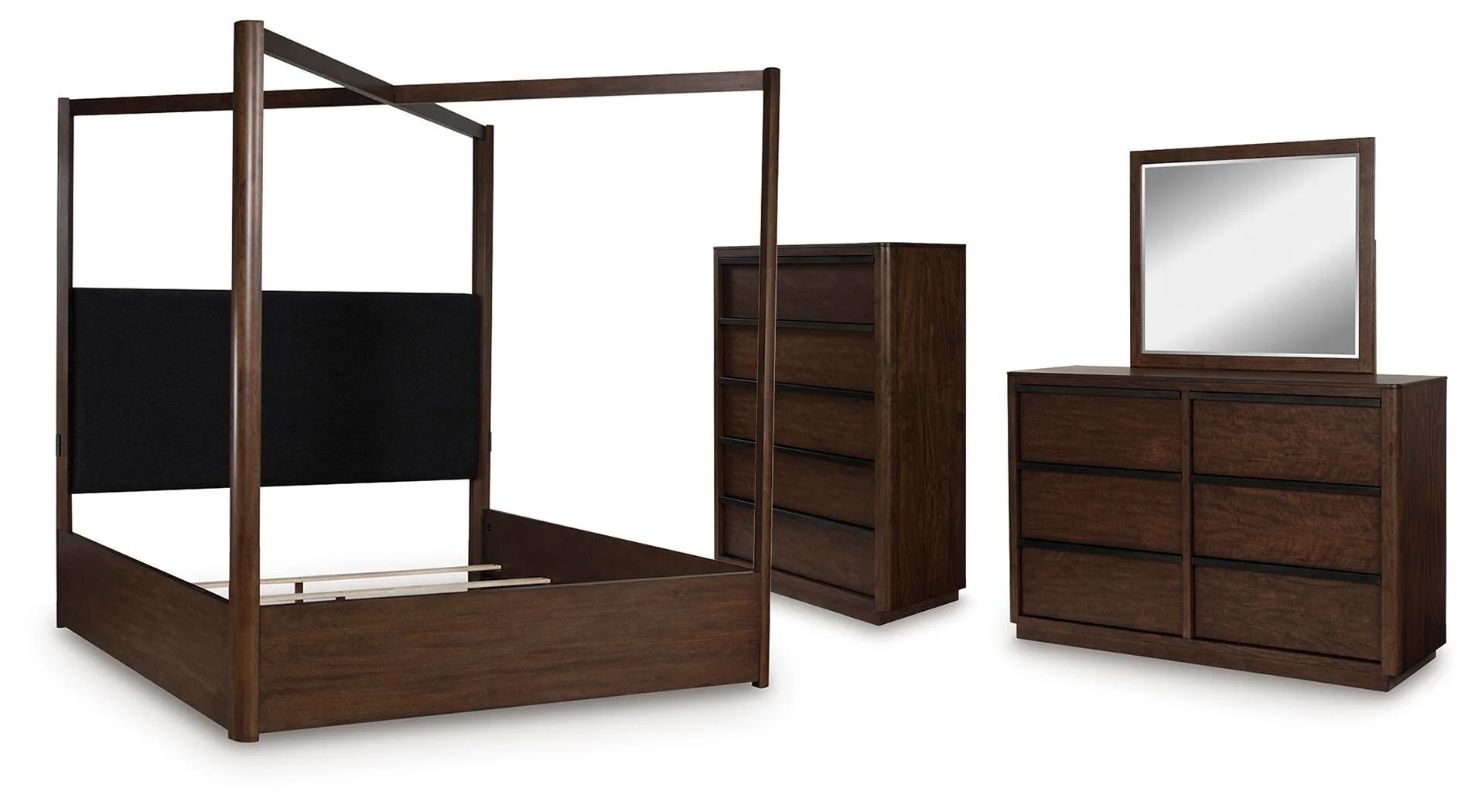 Dilenno Canopy Bed Bedroom Set - Image 2