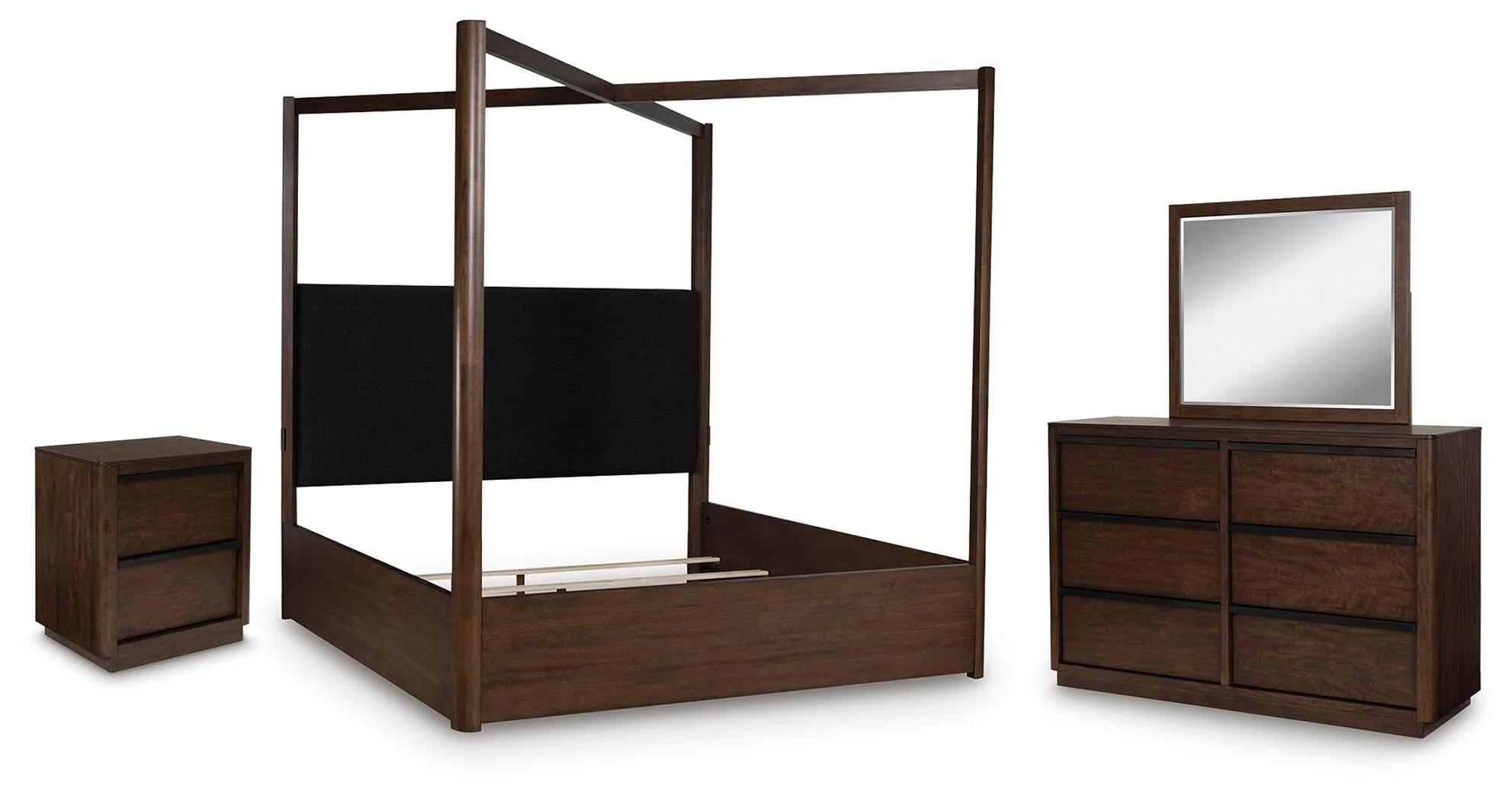 Dilenno Canopy Bed Bedroom Set - Image 7