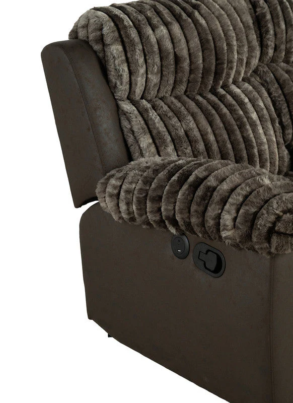 Dionysus Brown Power Sofa & Loveseat - Image 3