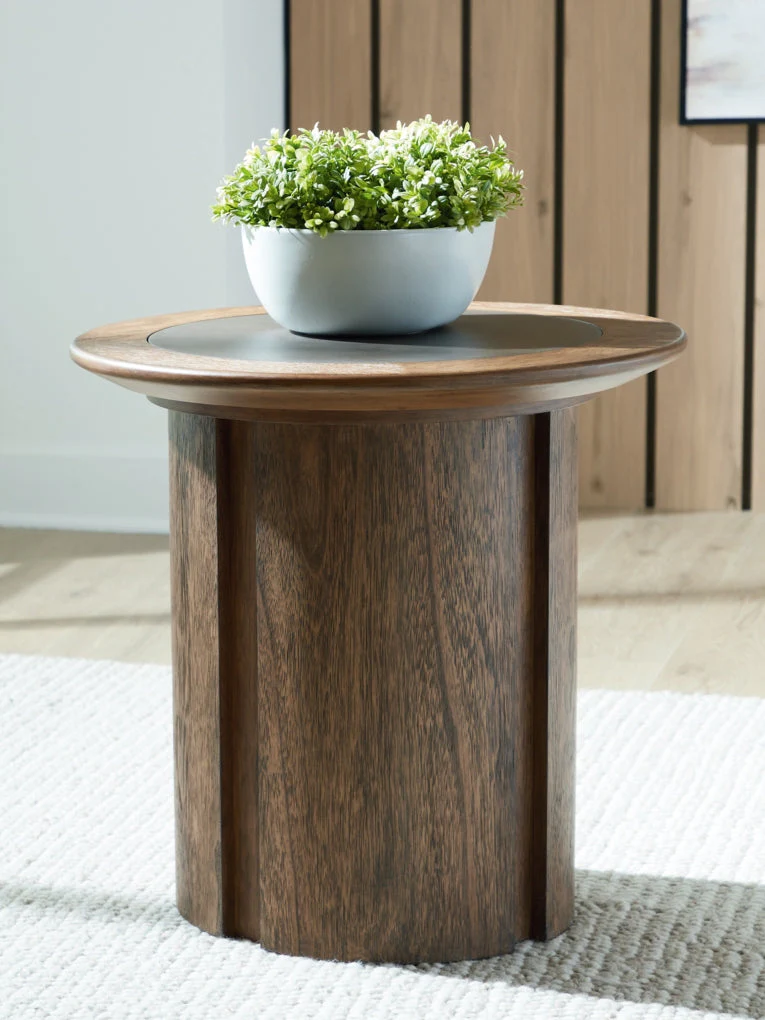 Dontayne Round End Table - Image 2