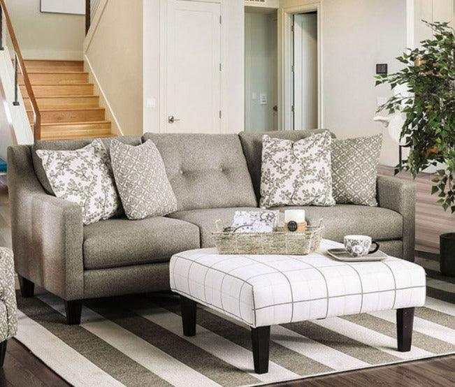 Dorset Light Gray Stationary Sofa & Loveseat 2pc - Image 2