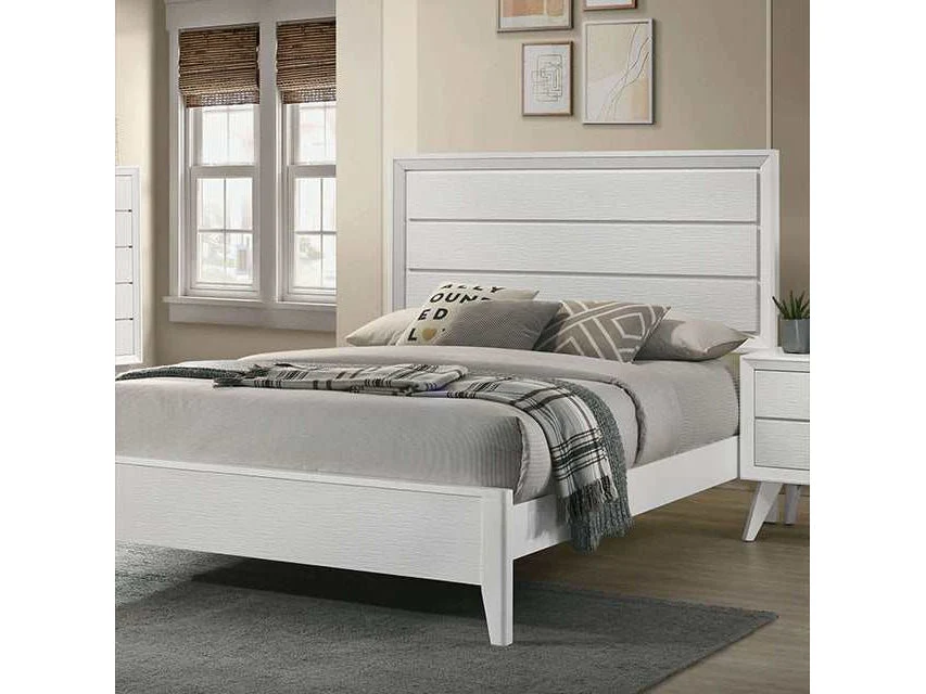 Dortmund White California King Bed