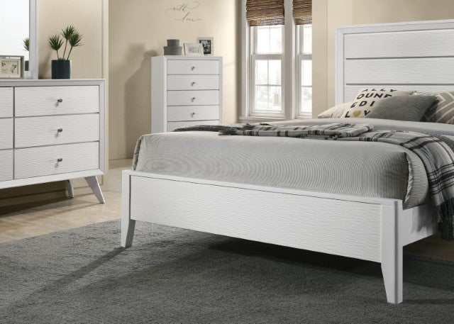 Dortmund White Queen Bed - Image 3