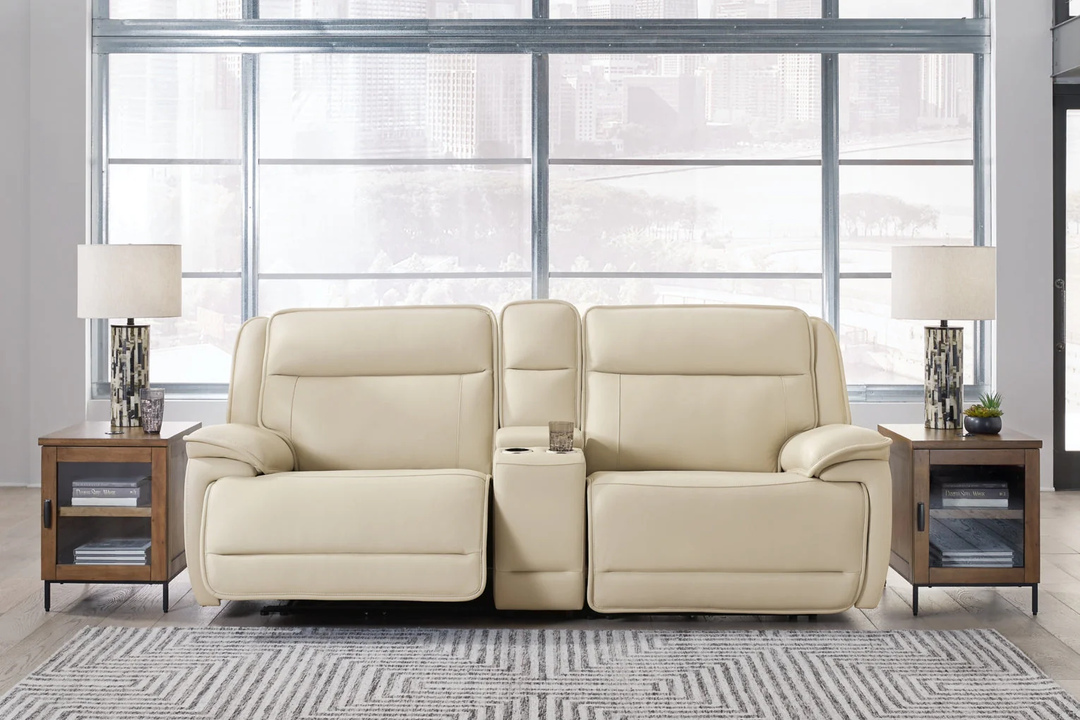 Double Deal 3-Piece Power Reclining Loveseat with Console - Image 2