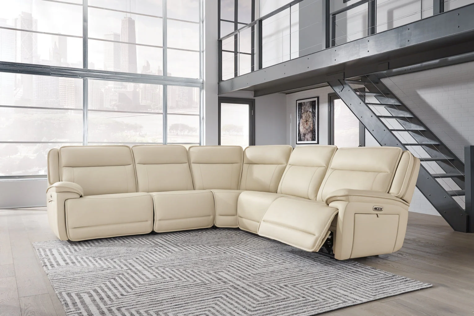 Double Deal 5-Piece Power Reclining Sectional - Image 2