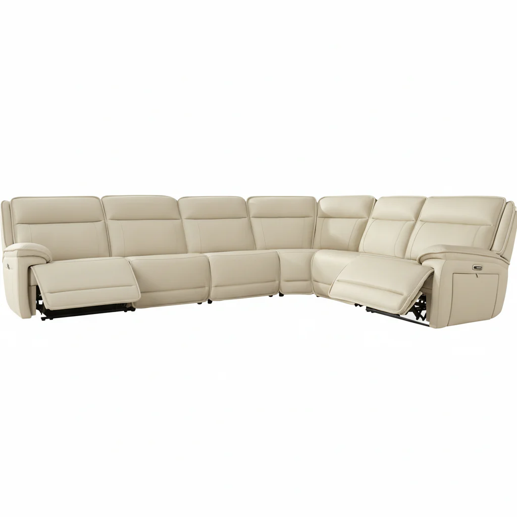 Double Deal 6-Piece Reclining Sectional