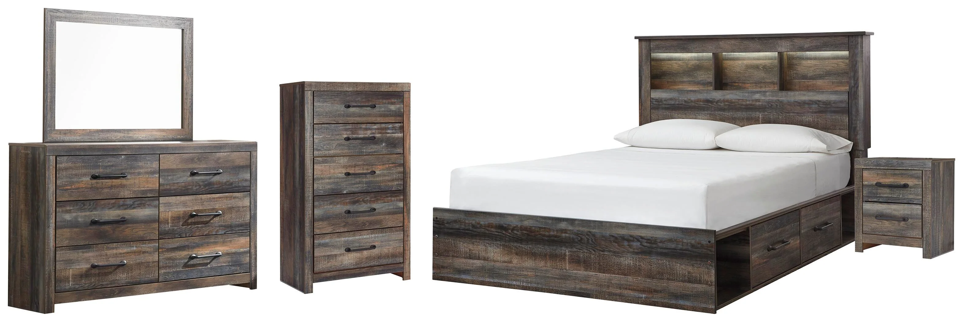 Drystan Bookcase Bed Bedroom Set - Image 29