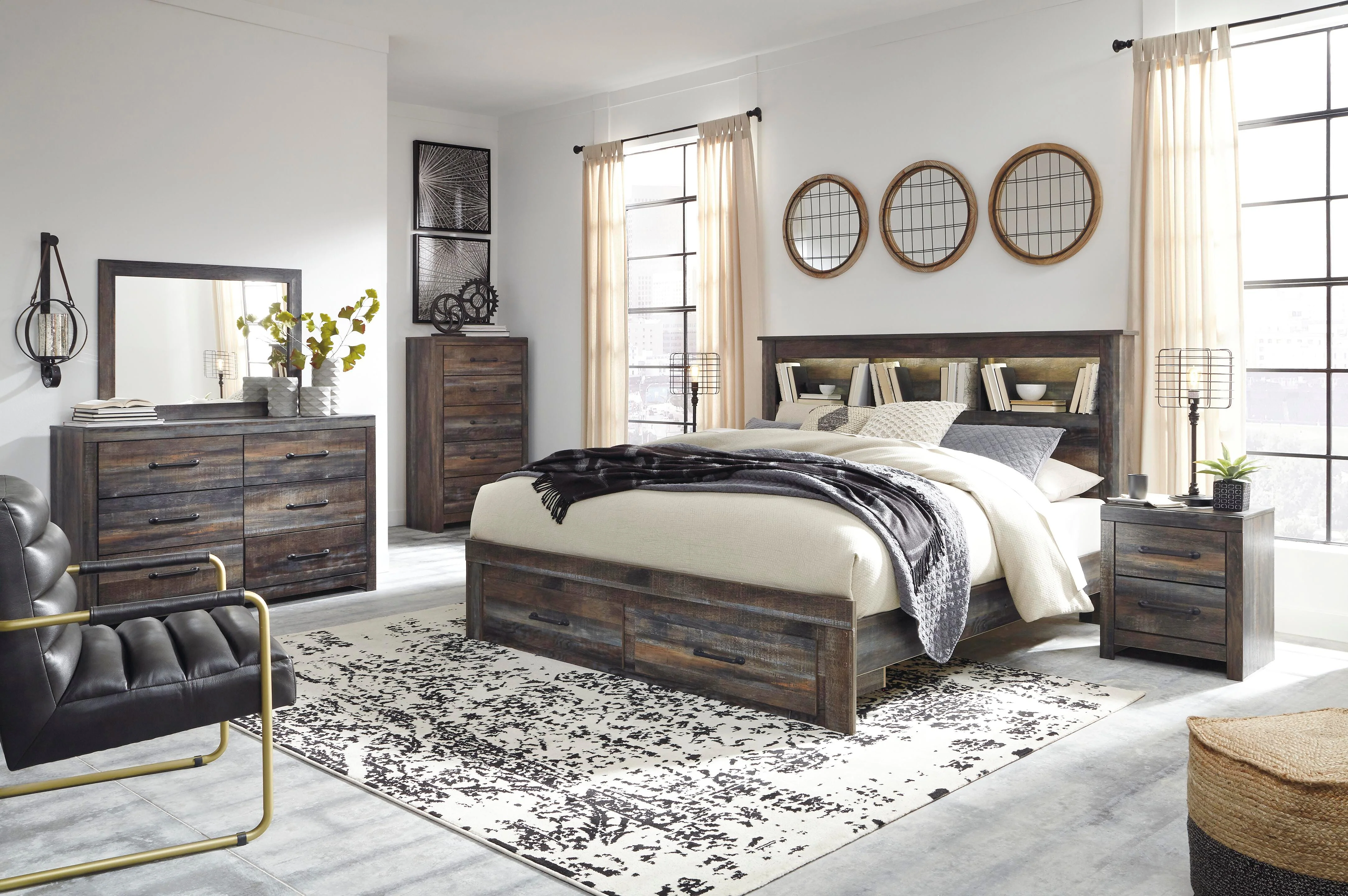 Drystan Bookcase Bed Bedroom Set - Image 38