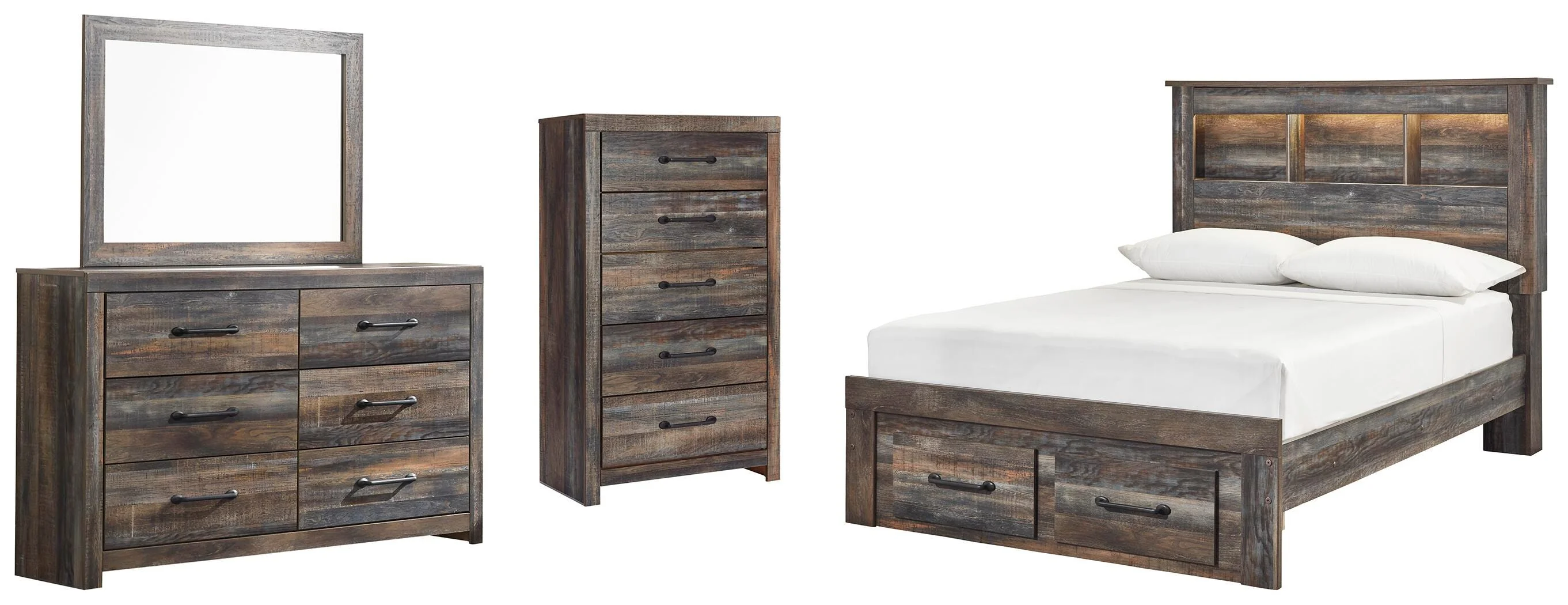 Drystan Bookcase Bed Bedroom Set - Image 5