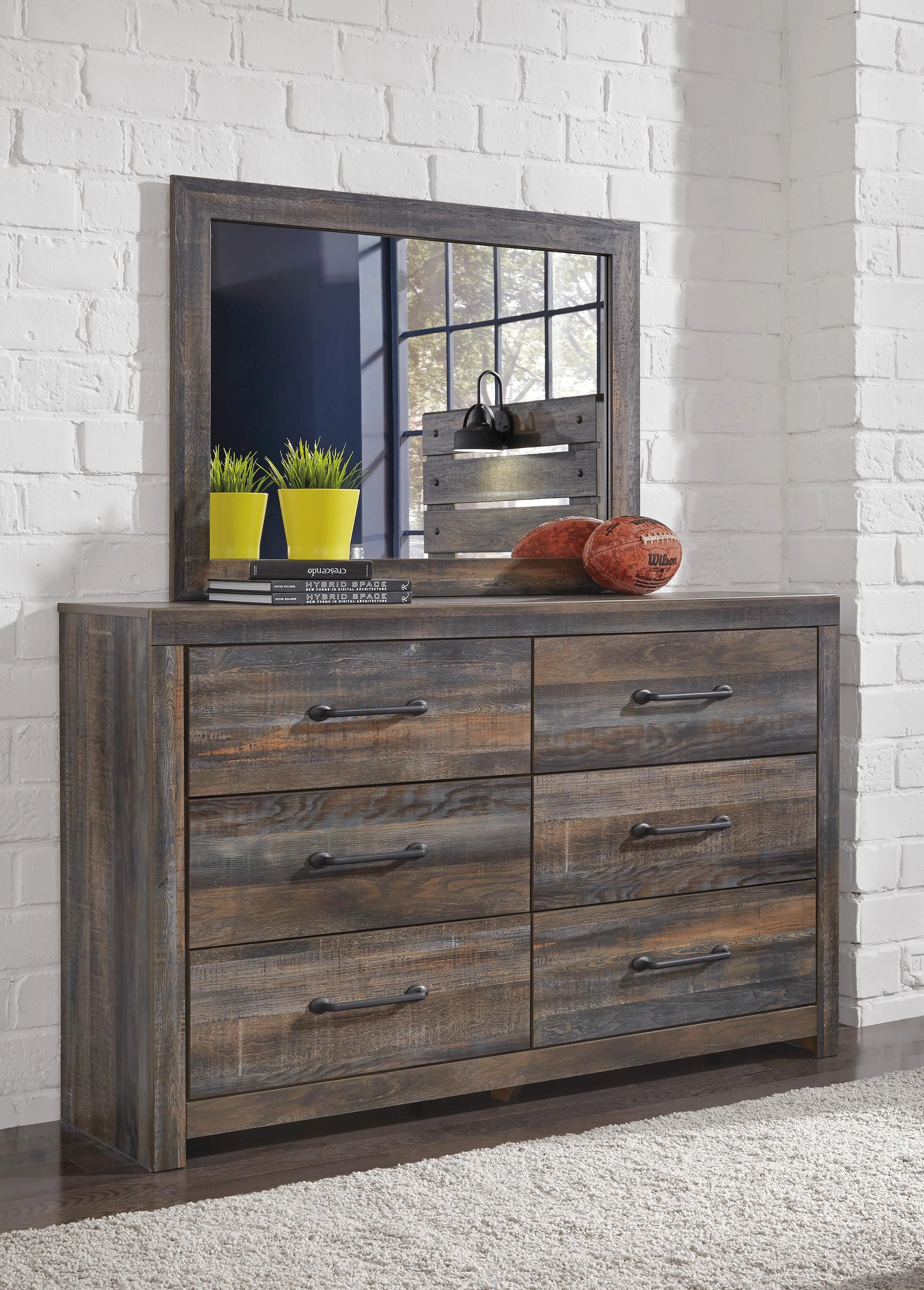Drystan Bookcase Headboard Bedroom Set - Image 8