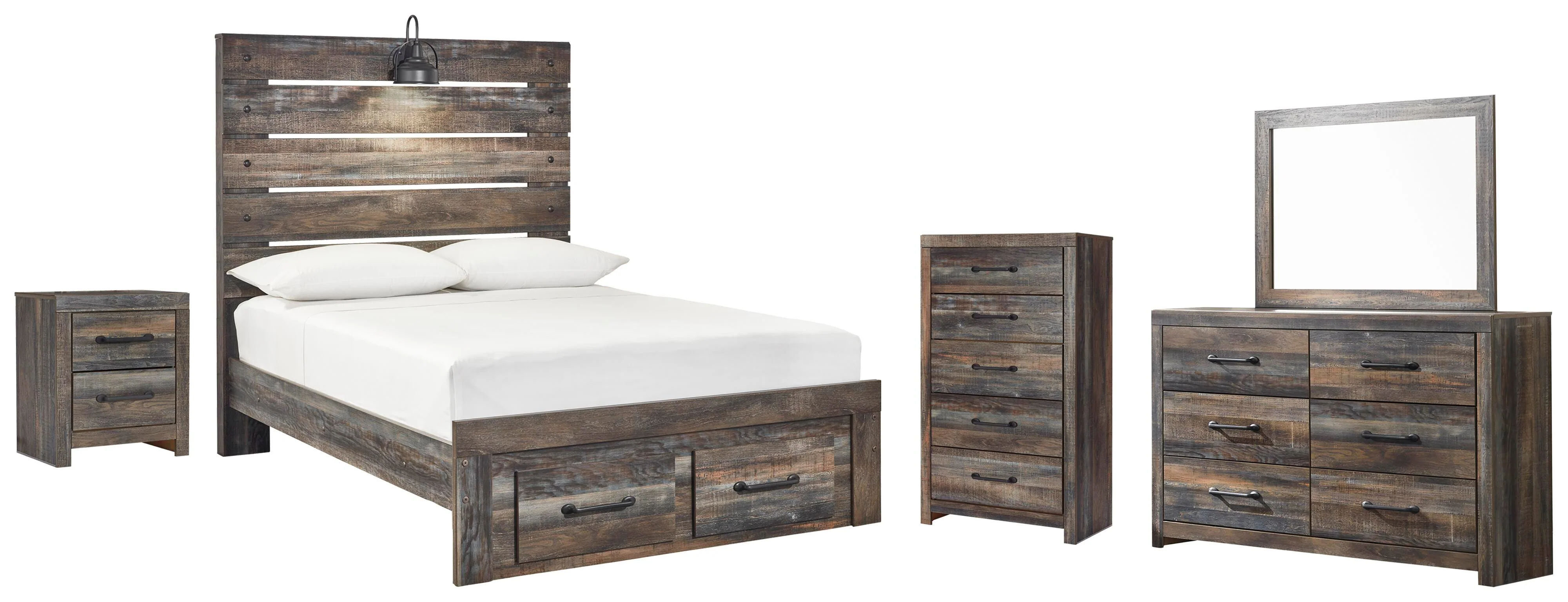 Drystan Panel Bed Bedroom Set - Image 5