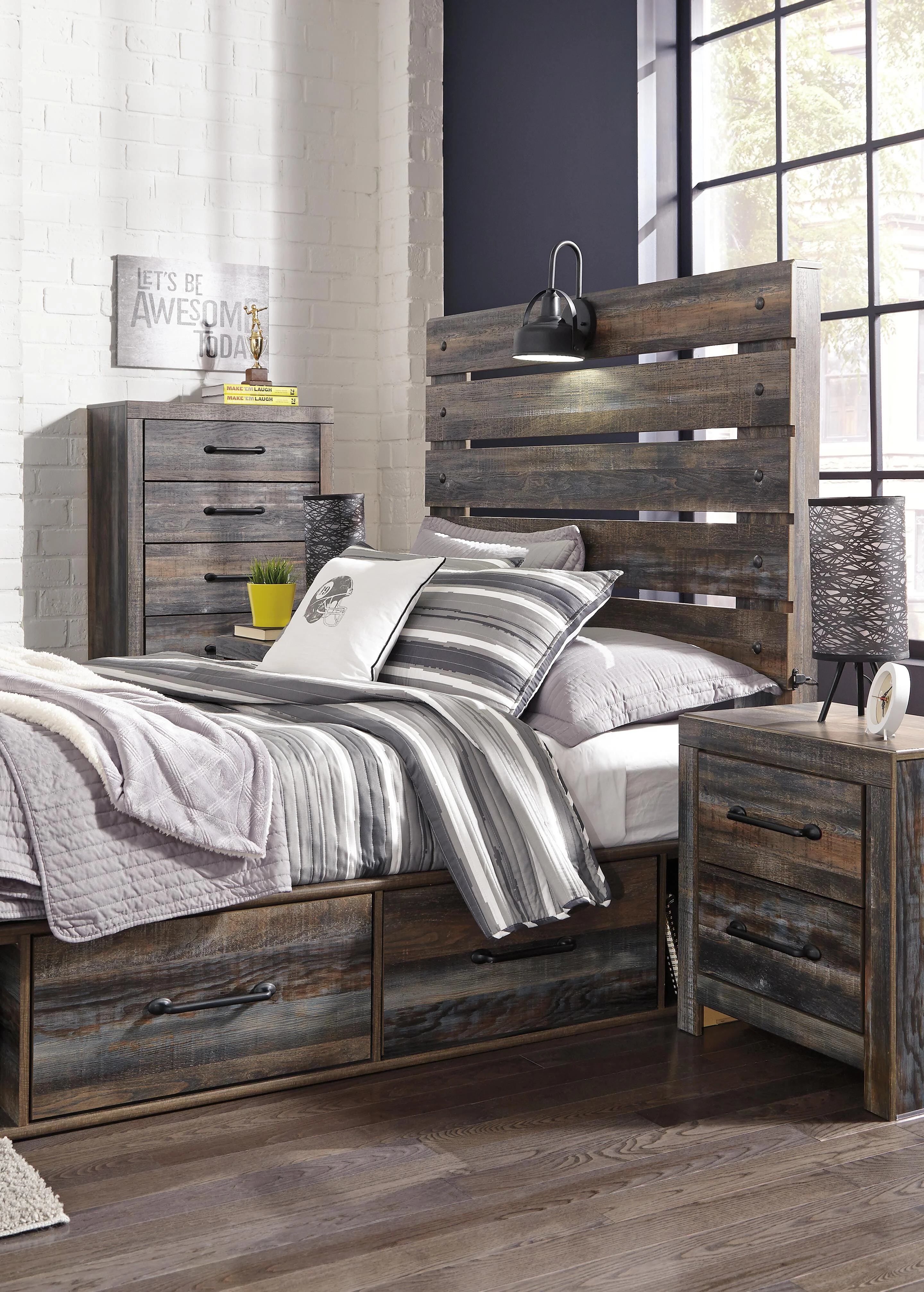 Drystan Panel Bed Bedroom Set - Image 51