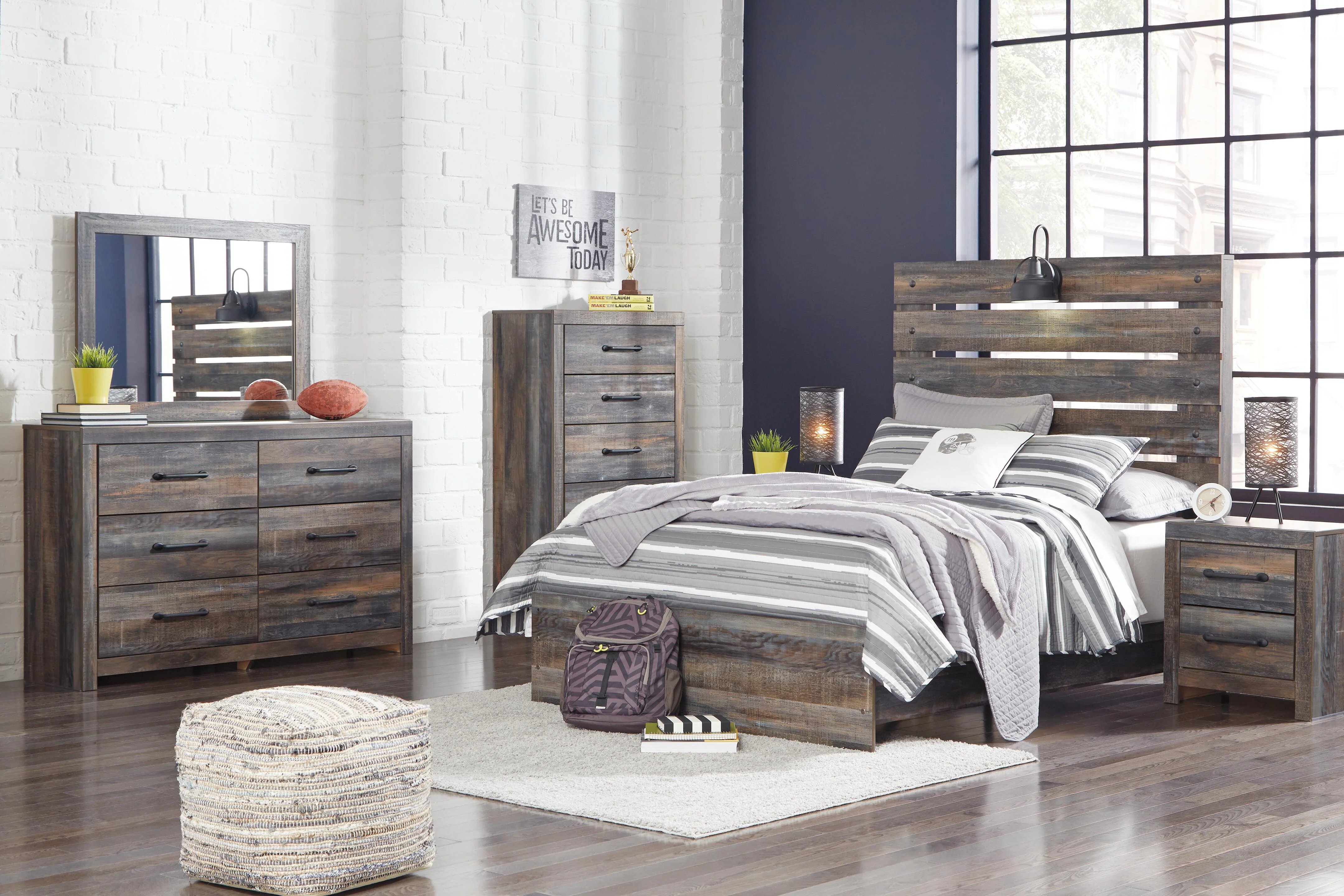 Drystan Panel Bed Bedroom Set - Image 54