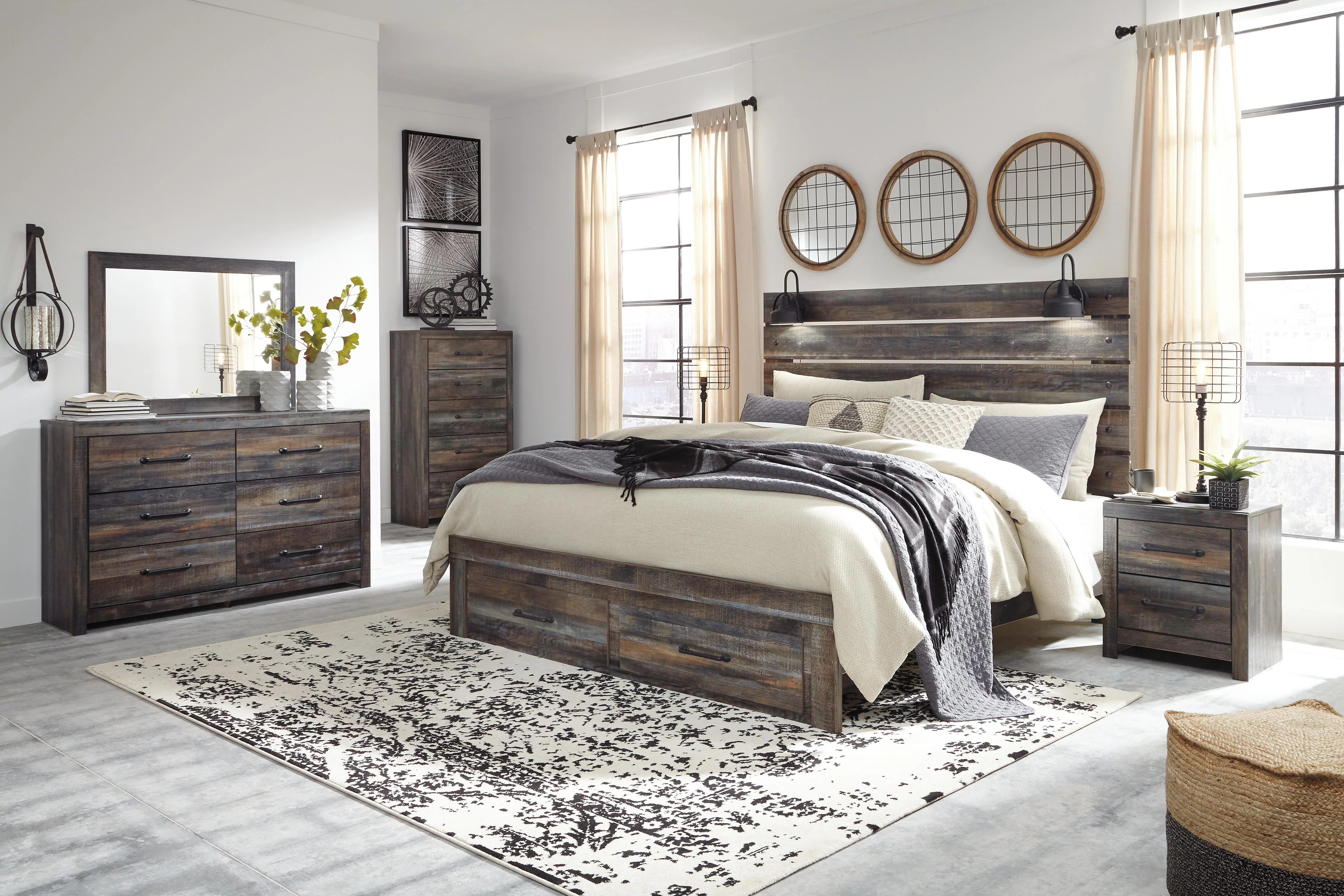 Drystan Panel Bed Bedroom Set - Image 59