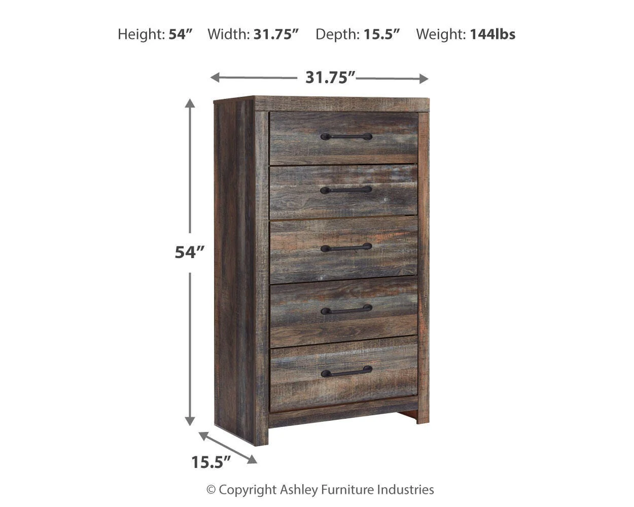Drystan Panel Bed Bedroom Set - Image 98