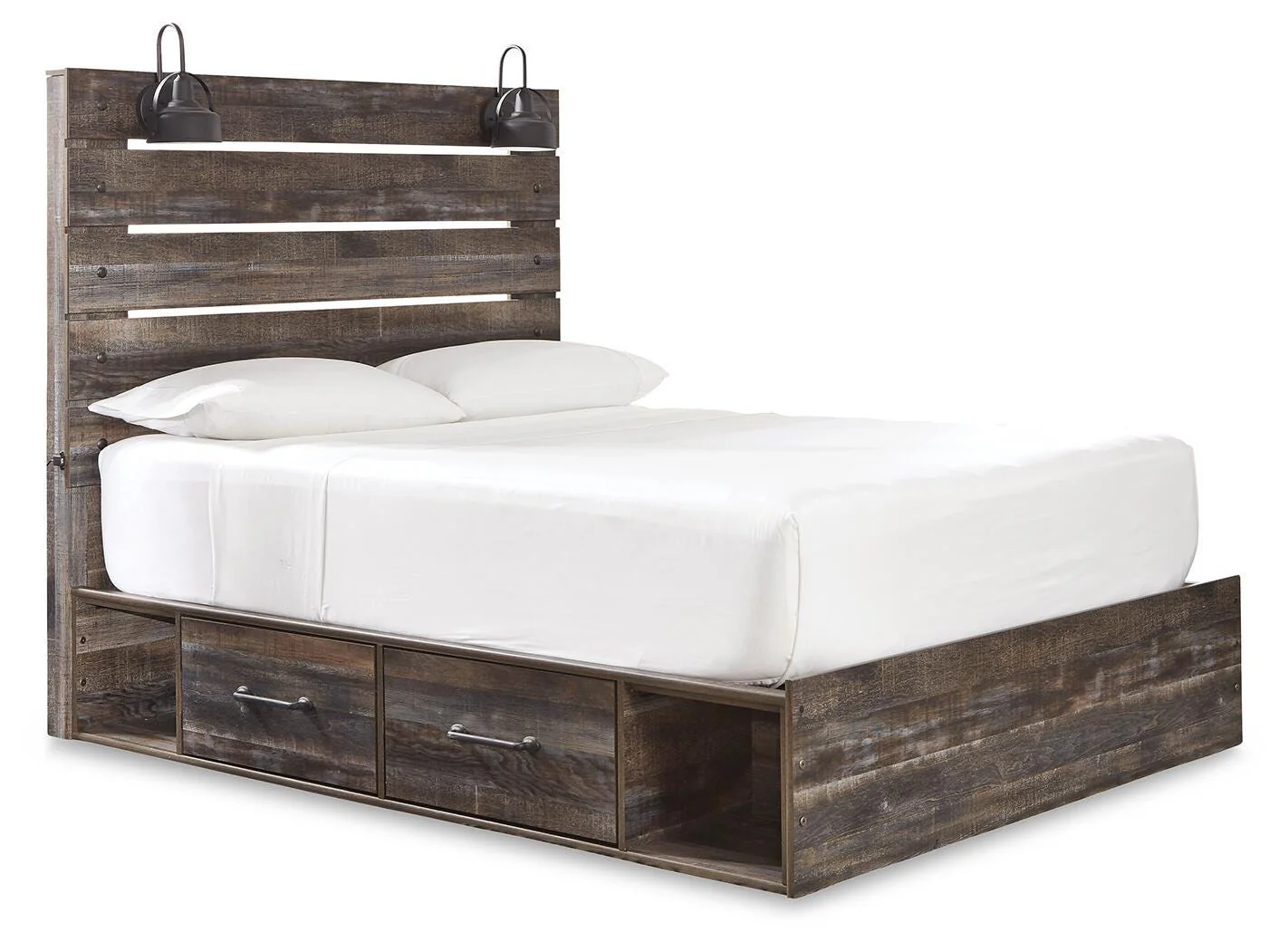 Drystan Panel Bed with 2 Storage Drawers - Image 5