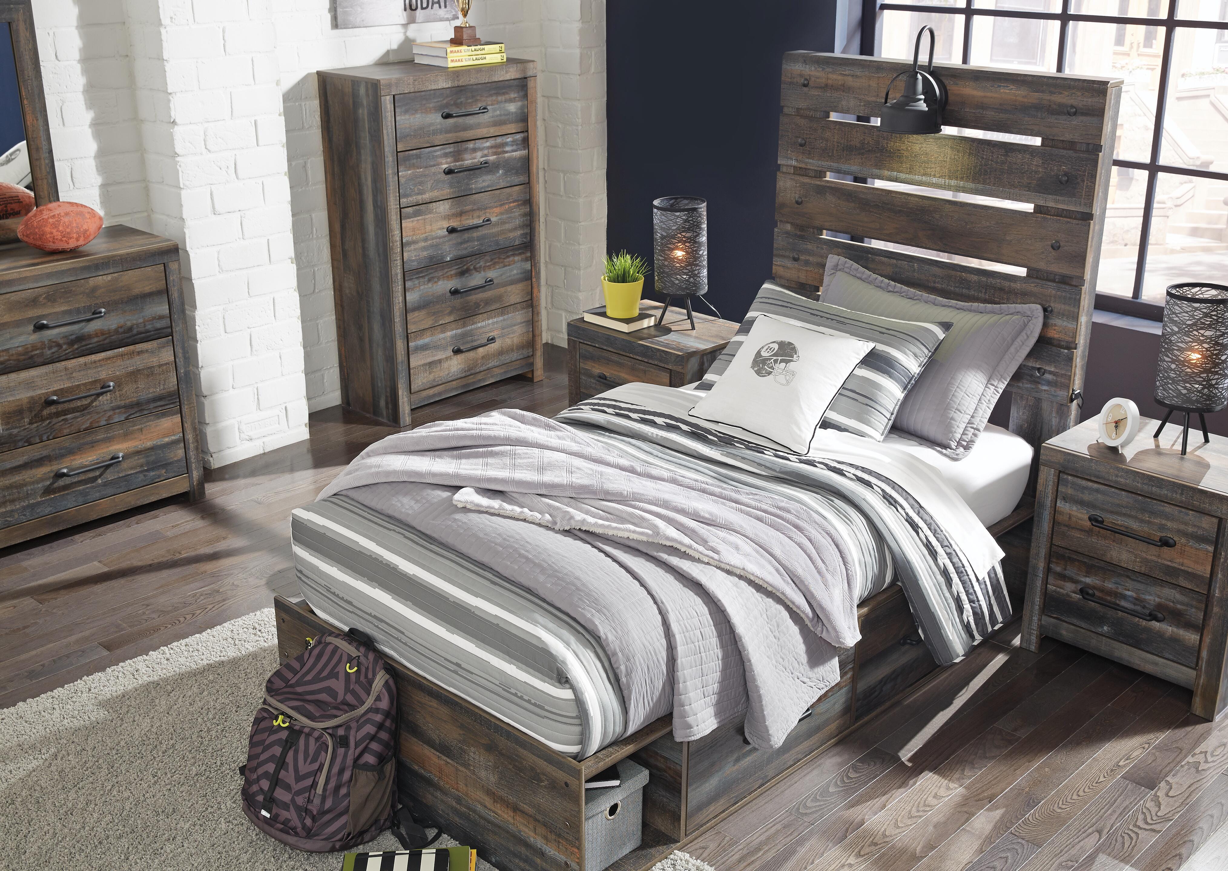 Drystan Panel Bed with 4 Storage Drawers - Image 20