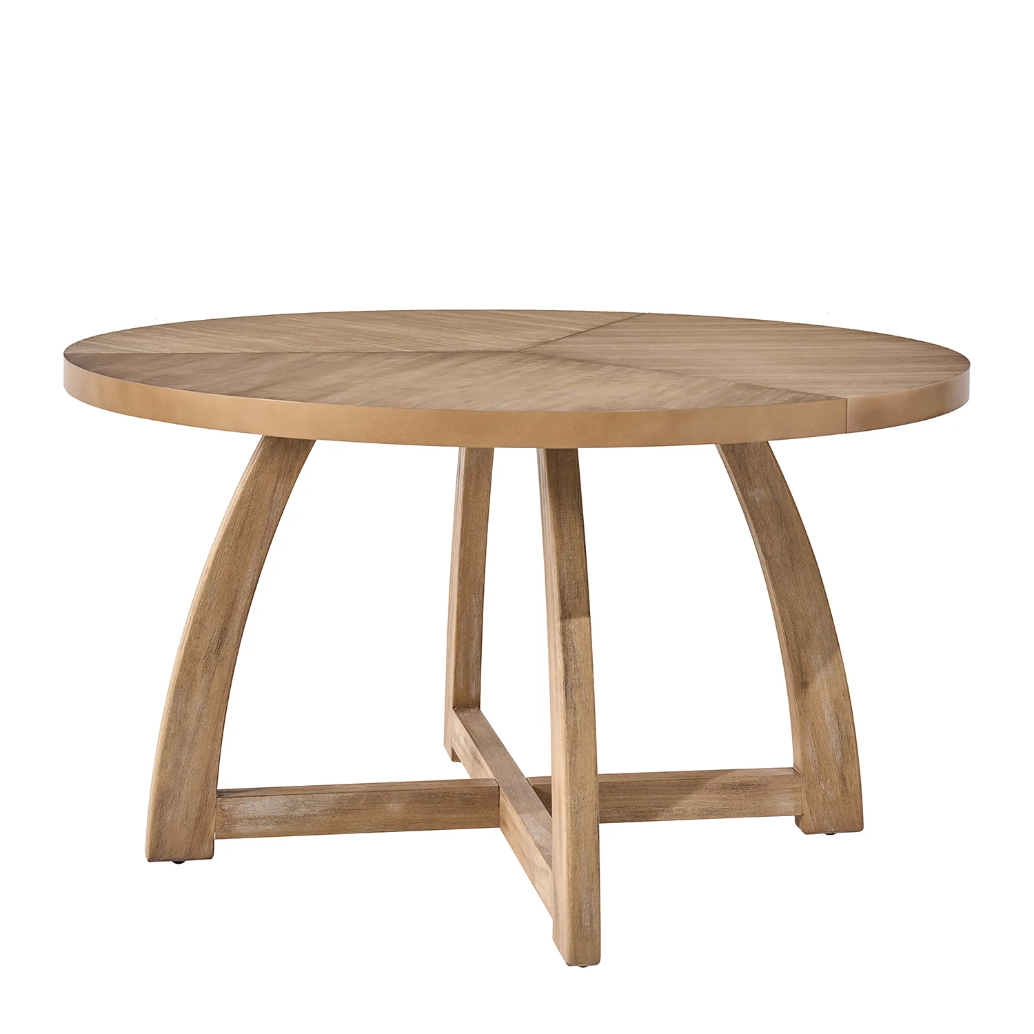 Miranda Solid Wood Round Dining Table in Natural - Image 2