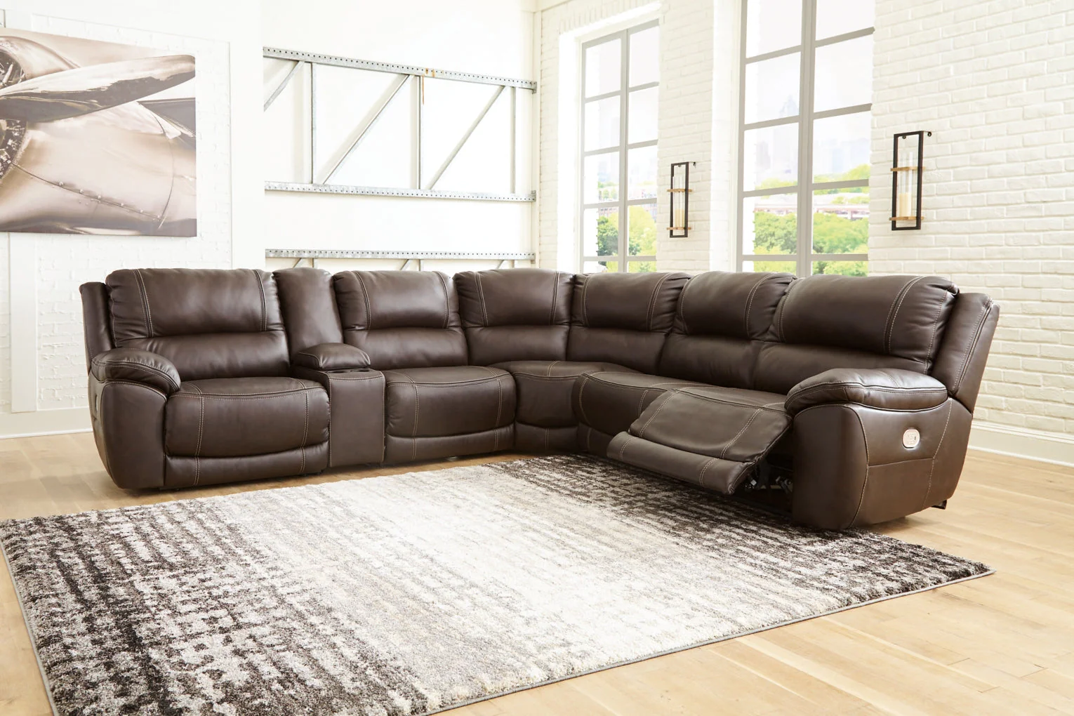 Dunleith 6-Piece Power Reclining Sectional - Image 2
