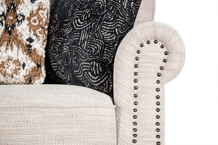 Earley Beige Loveseat - Image 2
