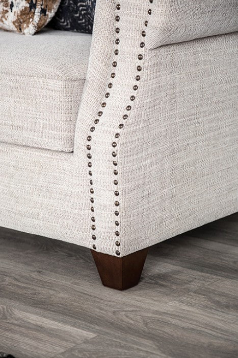 Earley Beige Loveseat - Image 4