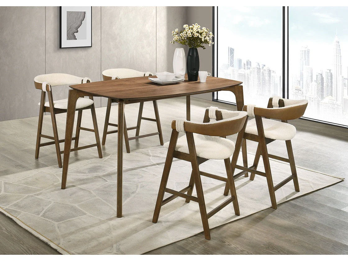 Ebikon Walnut Counter Ht. Table