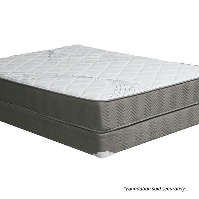 Edrea White/Gray 10" Tight Top Pocket Eastern King Coil - Image 2