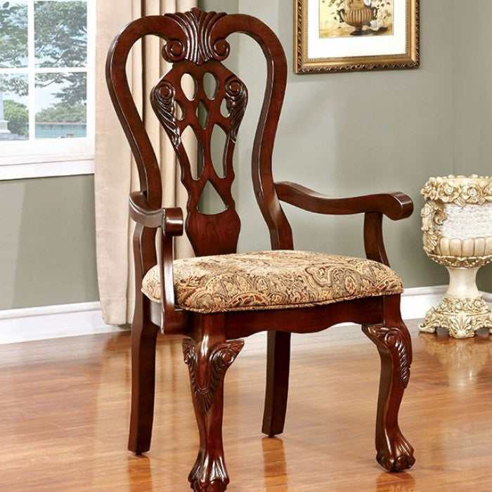 Elana Brown Cherry Dining Room Set / 9pc - Image 5