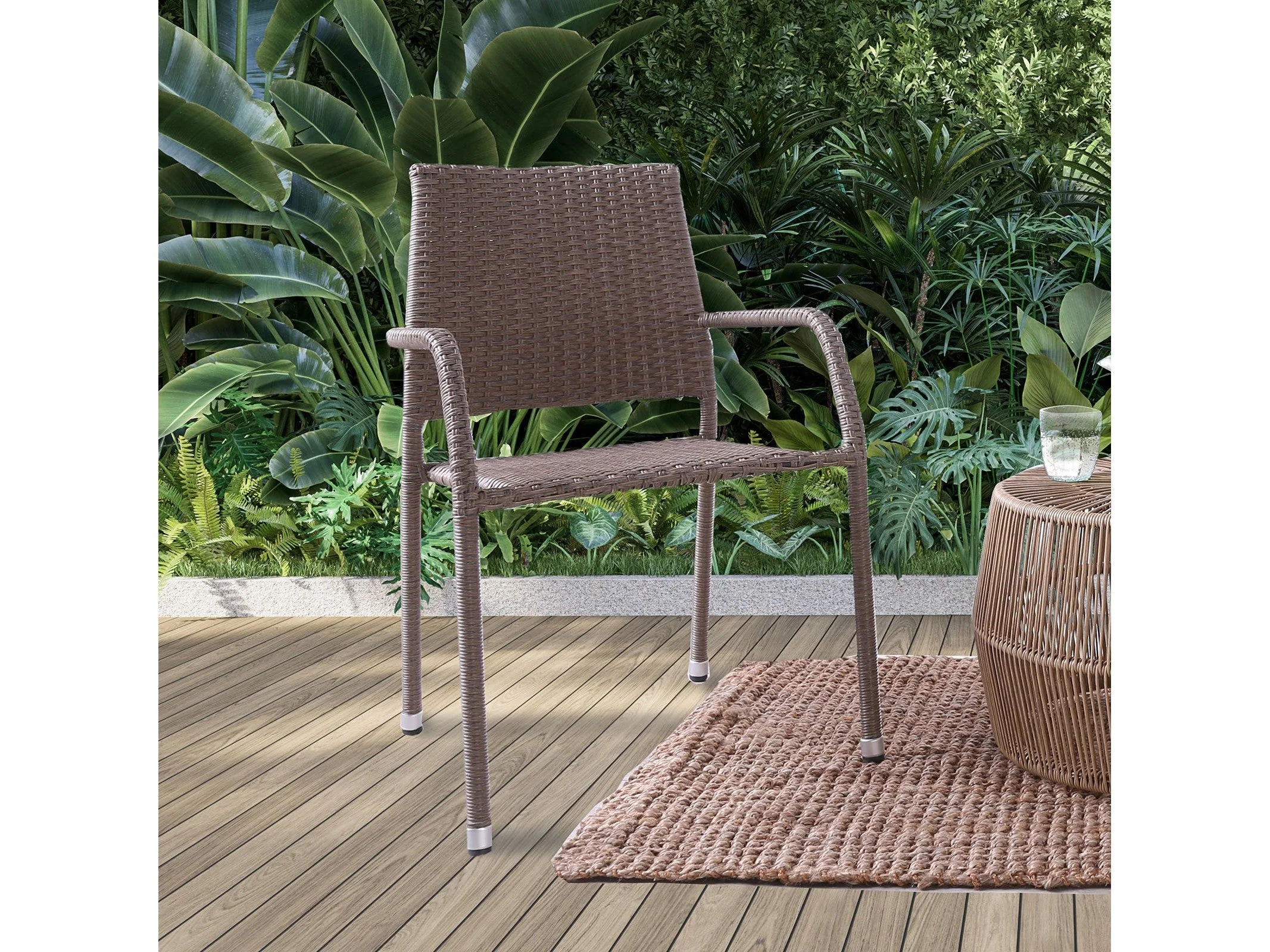 Elani Natural Stacking Chair
