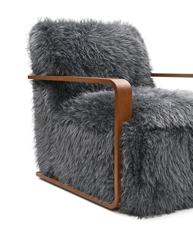 Elardo Charcoal Gray Accent Chair - Image 6