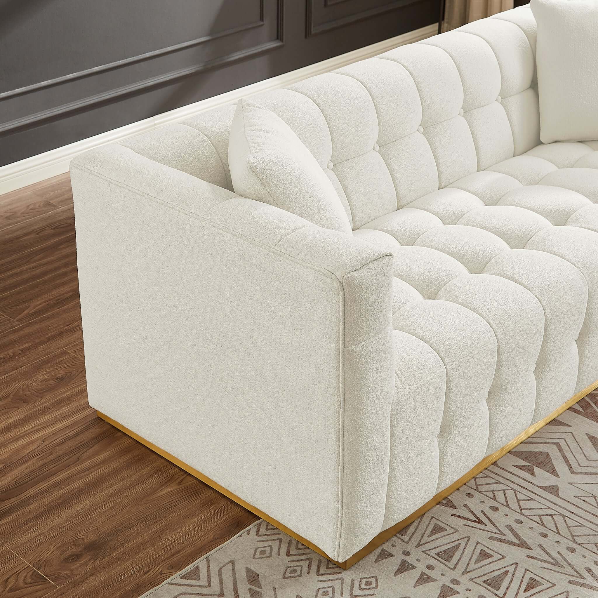 Eleanor  Sofa Beige Boucle - Image 7