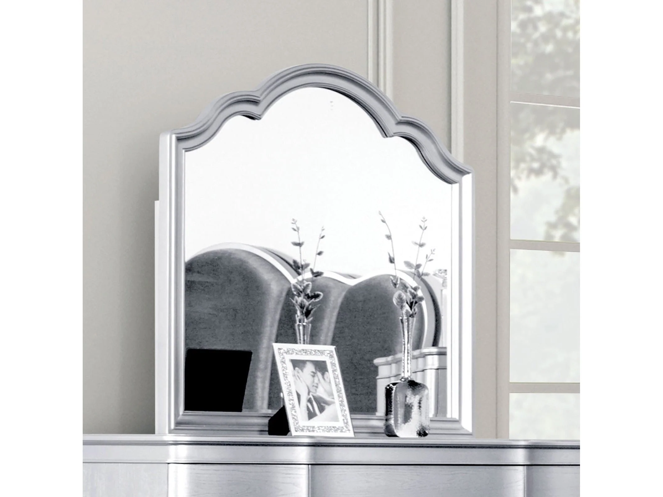Eleanora Silver Mirror