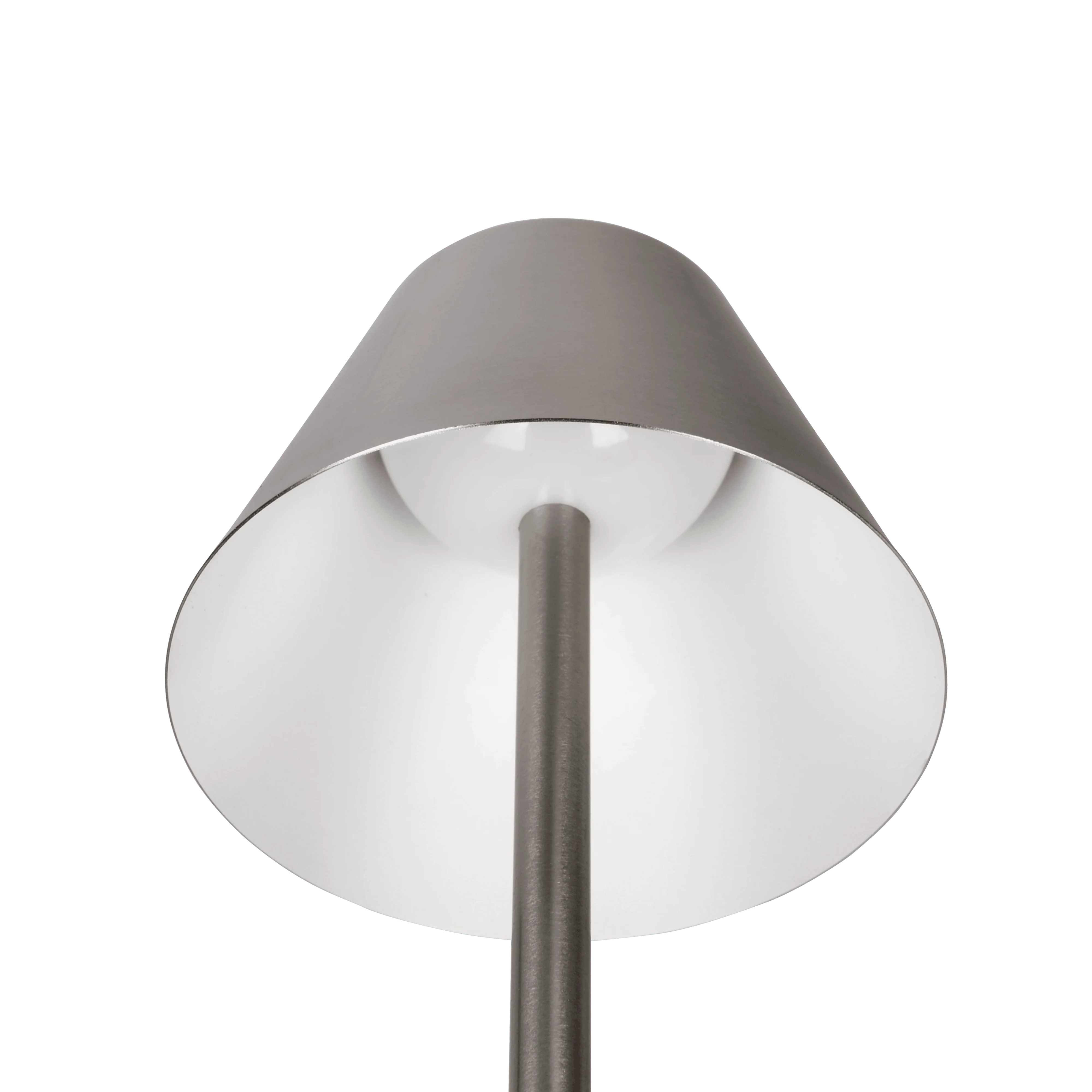 Elegance Rechargeable LED Table Lamp Brushed Nickel LED Touch Switch - Image 3