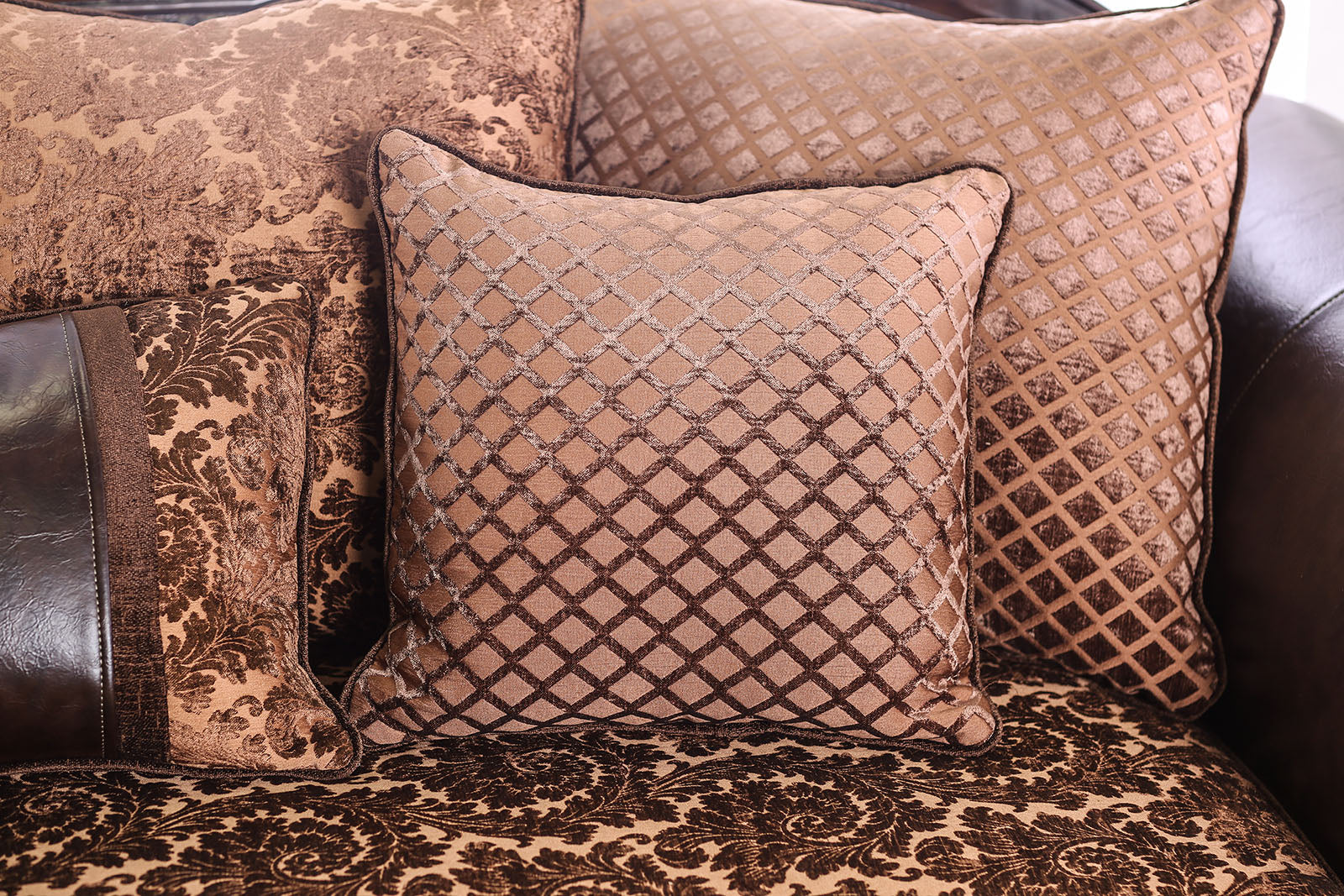 Elpis Brown/Espresso Sofa - Image 4