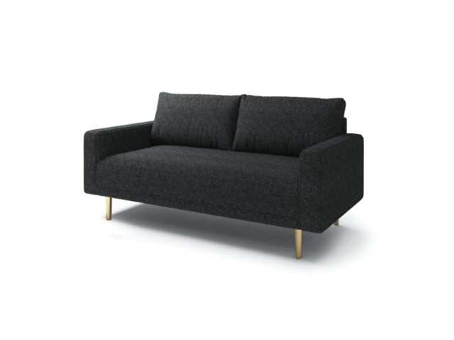 Elverum Black Loveseat - Image 4