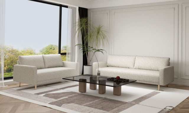 Elverum Off-White Loveseat - Image 2