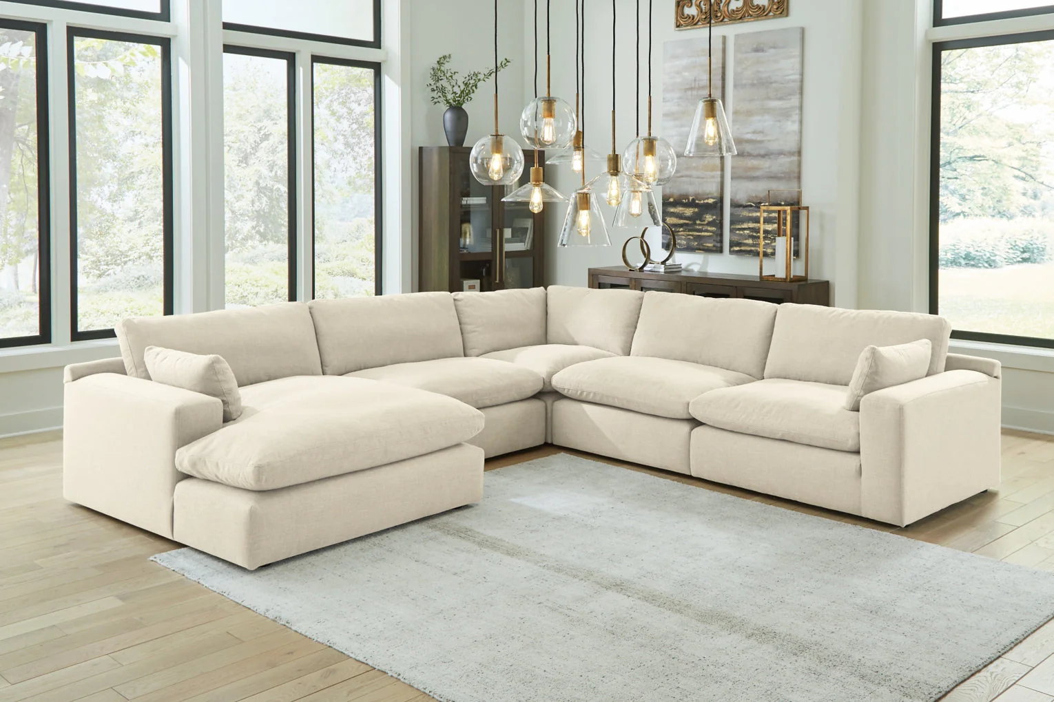 Elyza 5-Piece Sectional with Chaise - Image 3