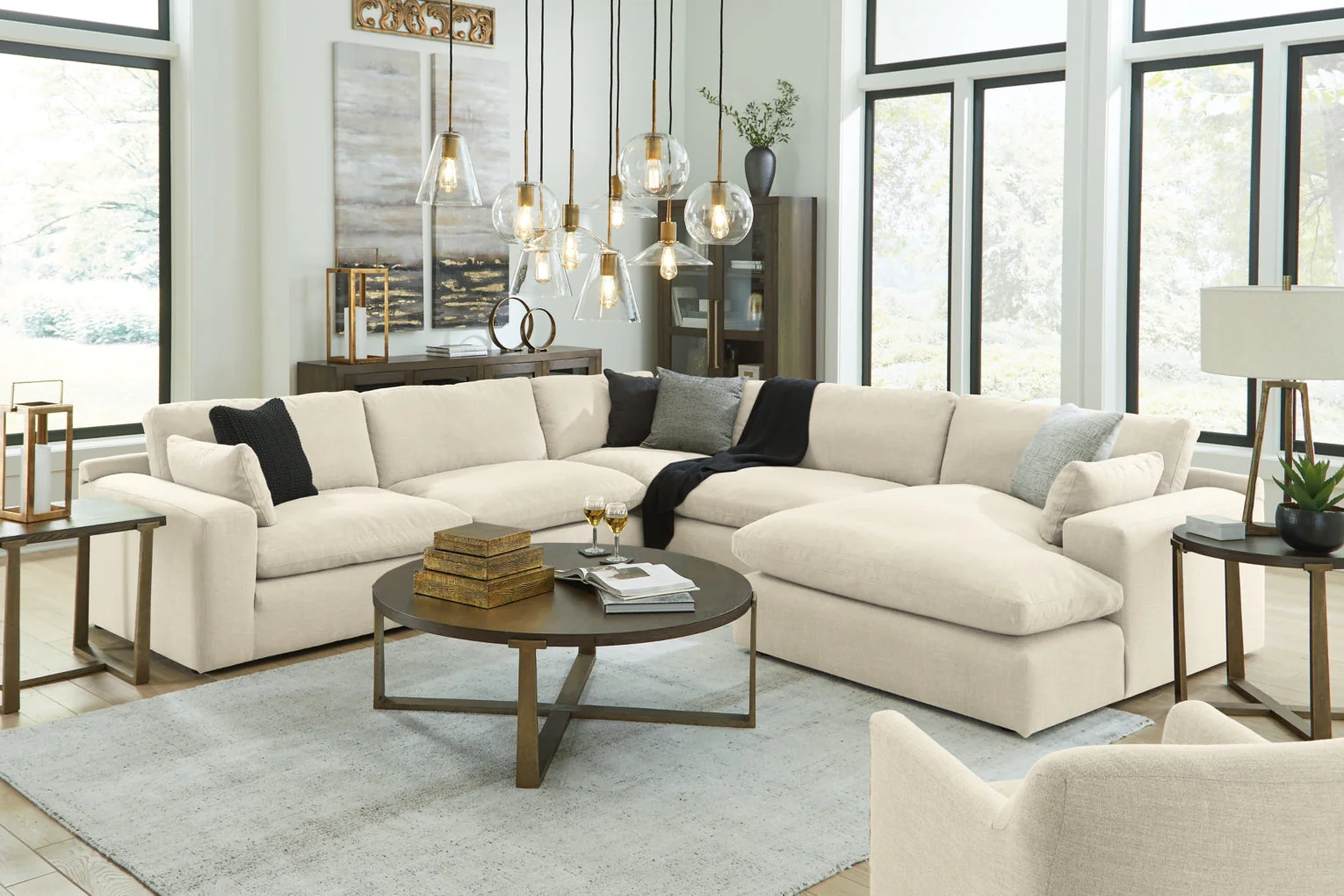 Elyza 5-Piece Sectional with Chaise - Image 6