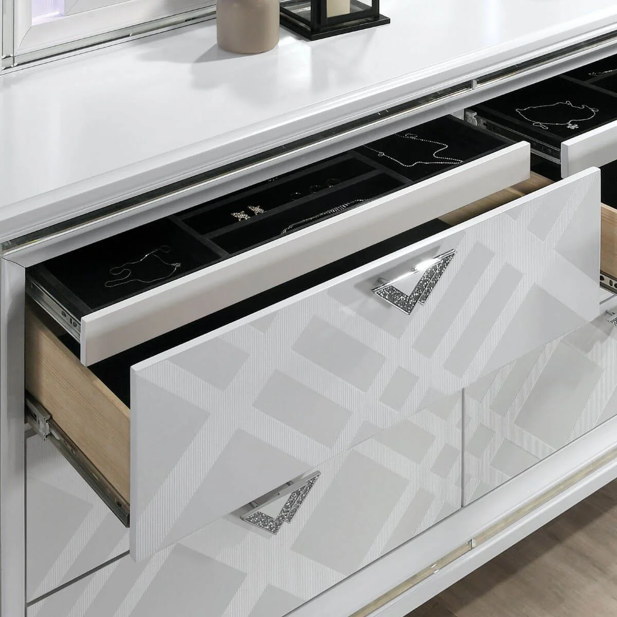 Emmeline White Dresser - Image 2