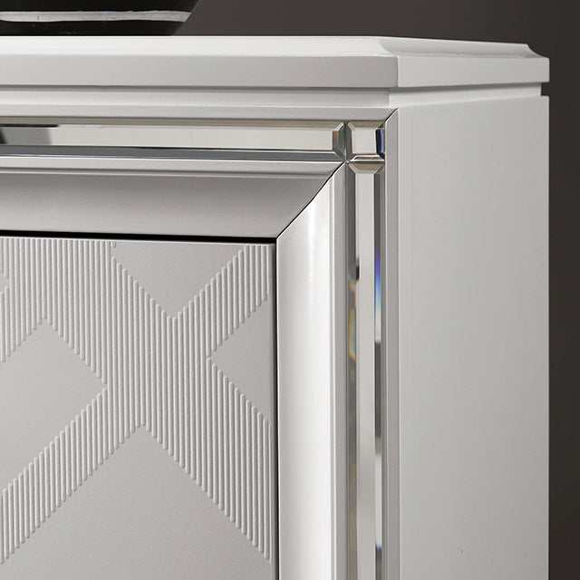 Emmeline White Queen Bed - Image 6