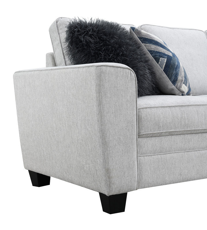 Enea Light Gray Sofa - Image 5