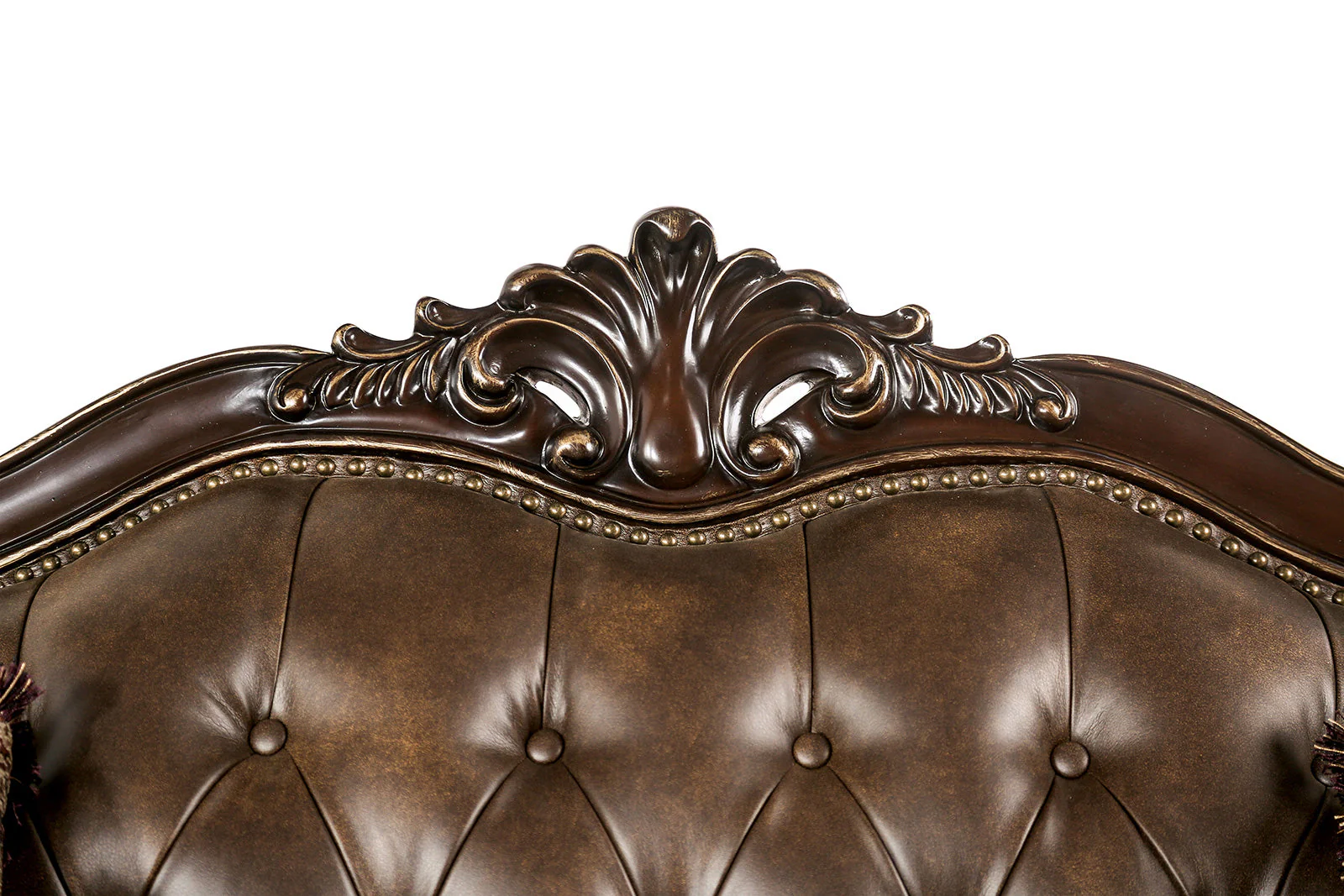 Ensenada Dark Cherry/Brown Chair - Image 4