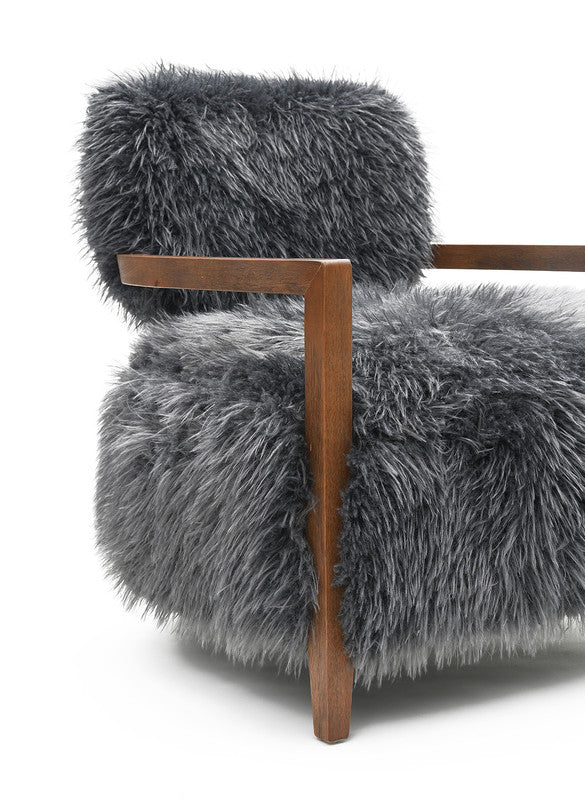 Eramo Charcoal Gray Accent Chair - Image 6