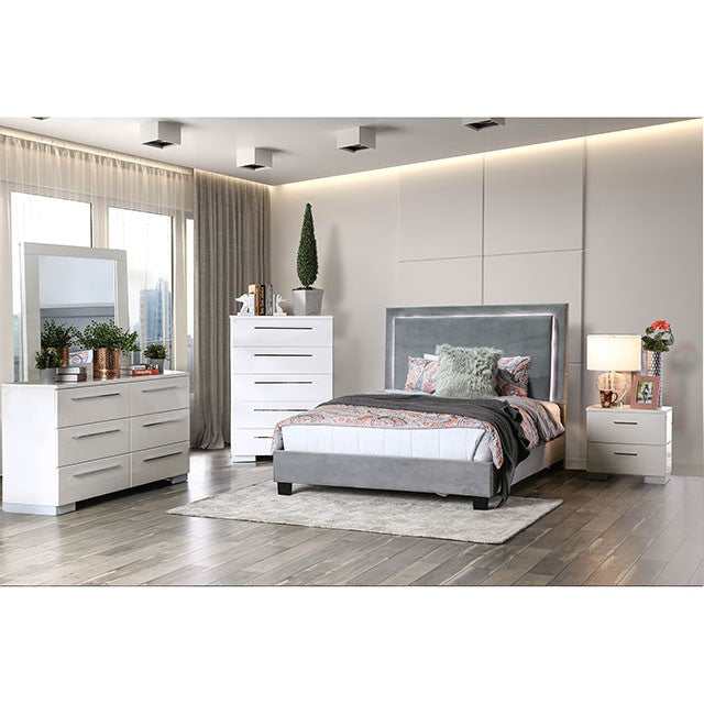 Erglow Gray Eastern King Bed - Image 2