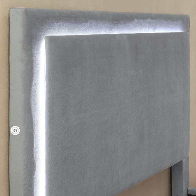 Erglow Gray Eastern King Bed - Image 3