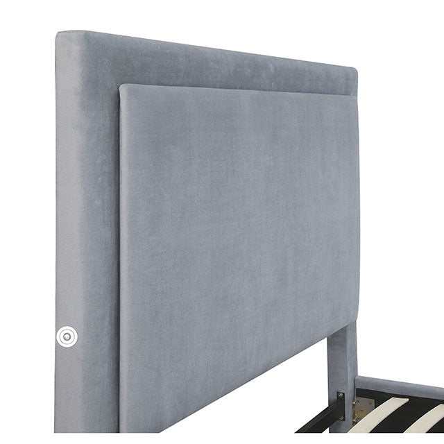 Erglow Gray Eastern King Bed - Image 4