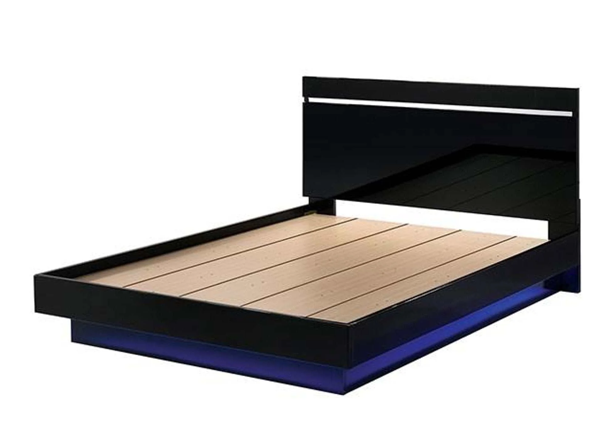 Erlach Black & Chrome Queen Bed - Image 2