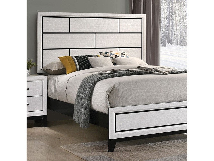 Errico White Queen Bed
